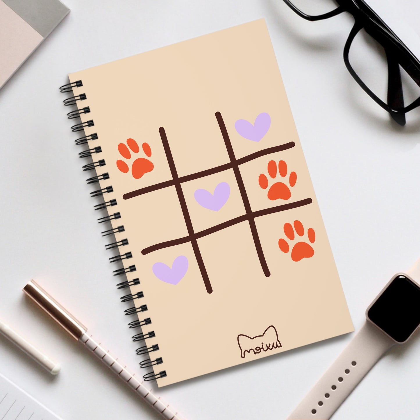 Llibreta “Tic-Tac-Cat” (Smooth Spread)